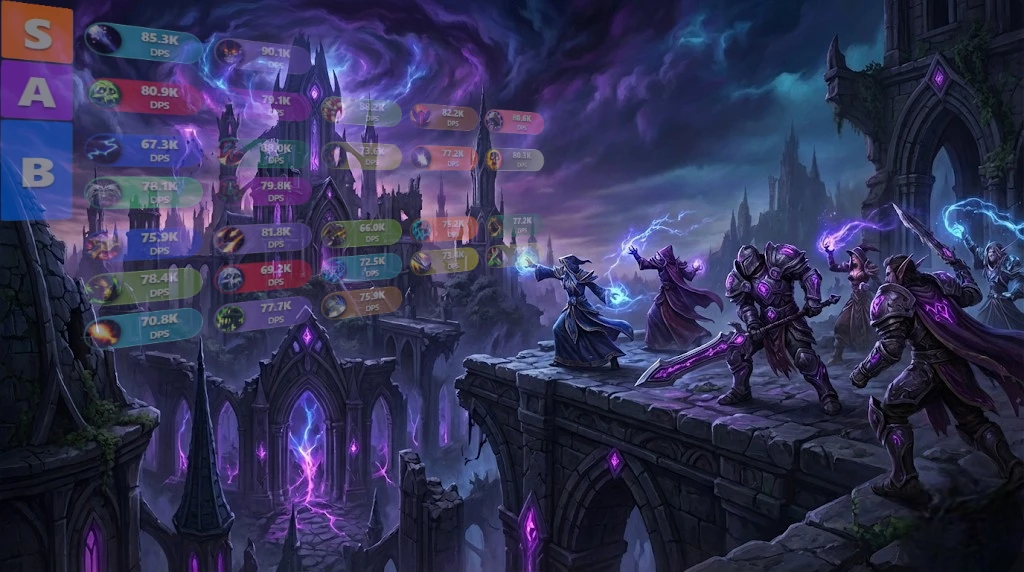 WoW Midnight Heroic Raid DPS Tier List — Week 1 Results